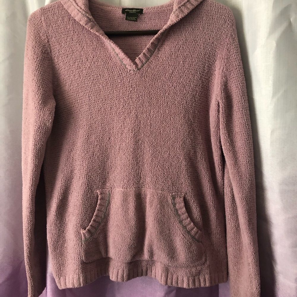 Chenille Hooded Sweater